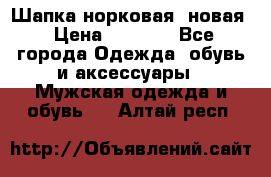 Шапка норковая, новая › Цена ­ 5 000 - Все города Одежда, обувь и аксессуары » Мужская одежда и обувь   . Алтай респ.